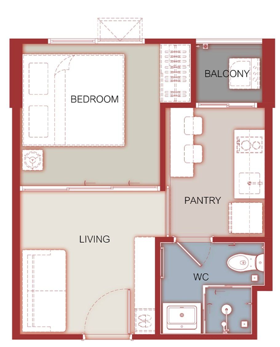 Studio floor plan